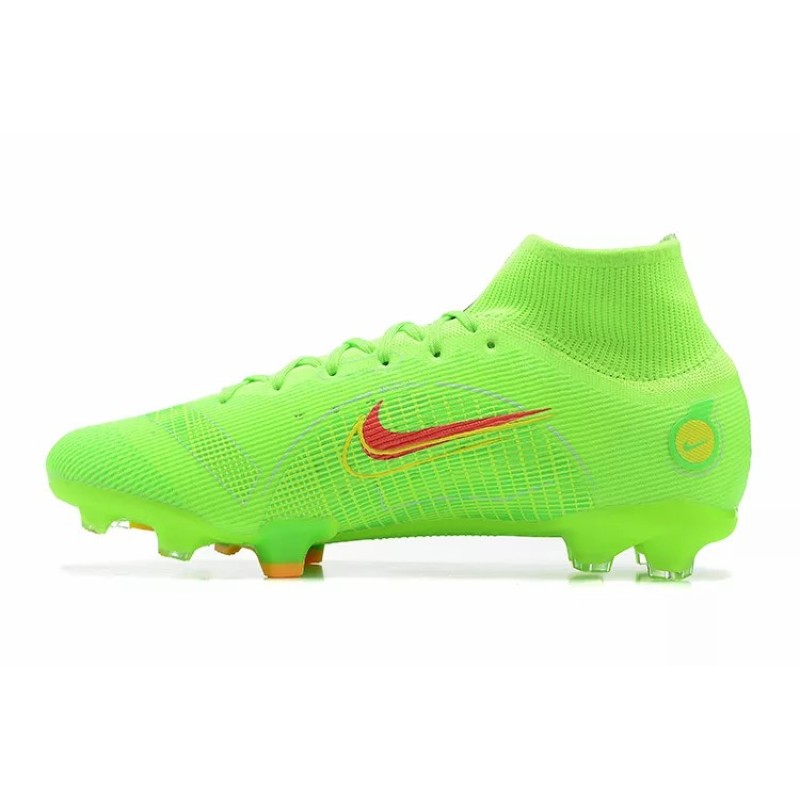 Botas de Fútbol Nike Superfly 8 Elite FG Verde Fluorescente (#39~#45)