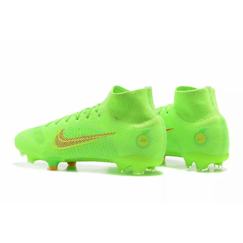 Botas de Fútbol Nike Superfly 8 Elite FG Verde Fluorescente (#39~#45)