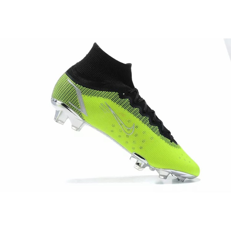 Botas de Fútbol Nike Superfly 8 Elite FG Amarillo Fluorescente&Negro (#39~#45)