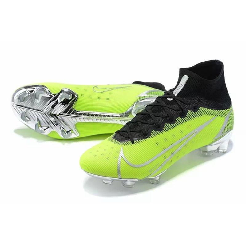 Botas de Fútbol Nike Superfly 8 Elite FG Amarillo Fluorescente&Negro (#39~#45)