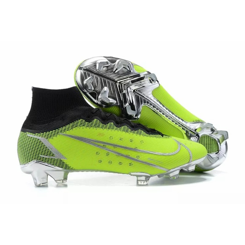 Botas de Fútbol Nike Superfly 8 Elite FG Amarillo Fluorescente&Negro (#39~#45)