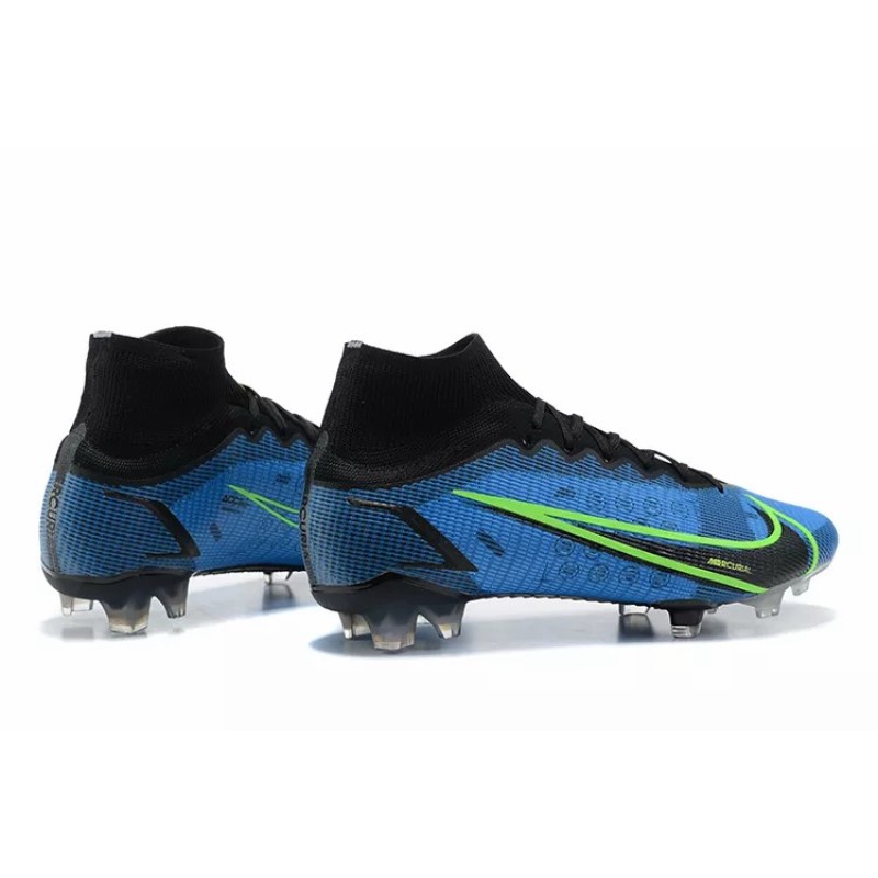 Botas de Fútbol Nike Superfly 8 Elite FG Azul&Negro (#39~#45)