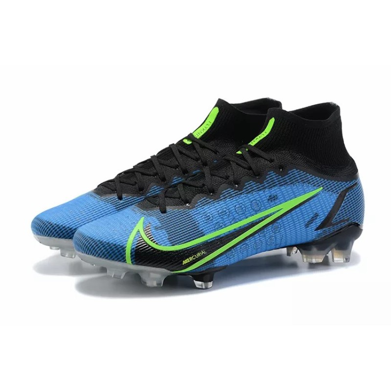 Botas de Fútbol Nike Superfly 8 Elite FG Azul&Negro (#39~#45)