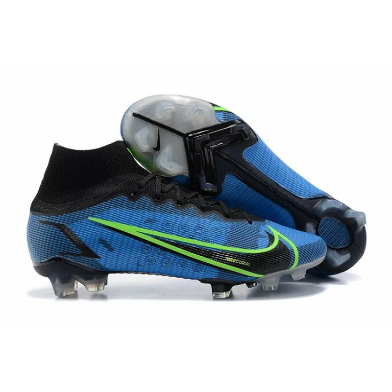 Botas de Fútbol Nike Superfly 8 Elite FG Azul&Negro (#39~#45)