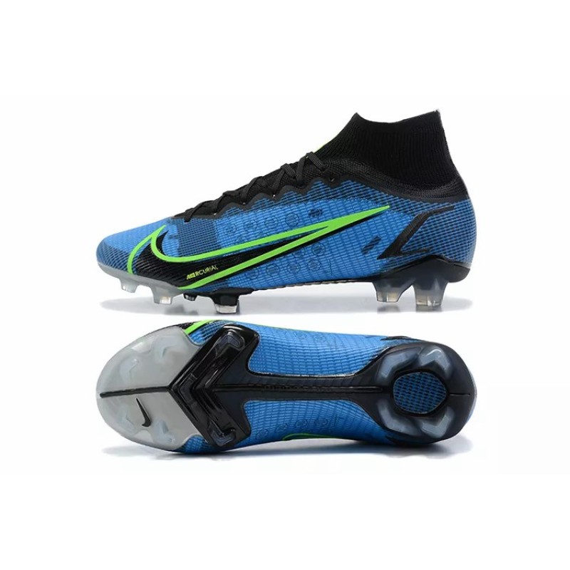 Botas de Fútbol Nike Superfly 8 Elite FG Azul&Negro (#39~#45)