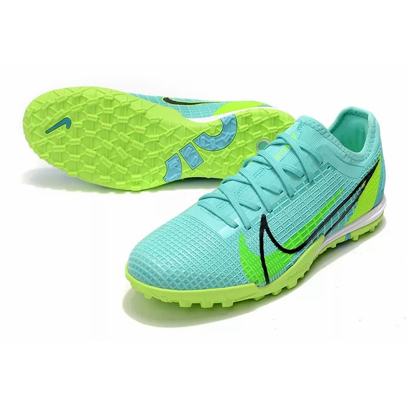 Botas de Fútbol Nike Zoom Vapor 14 Pro TF Turquesa&Verde Fluorescente (#39~#45)