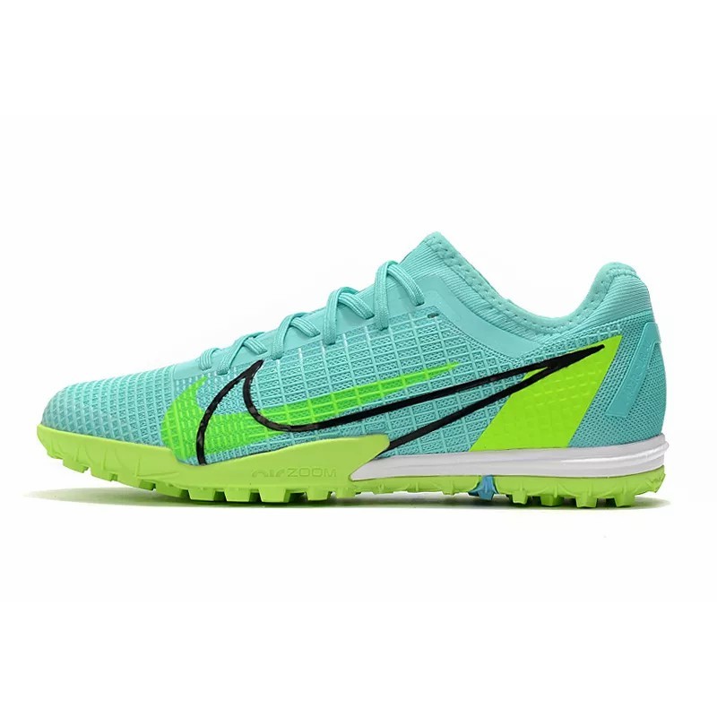 Botas de Fútbol Nike Zoom Vapor 14 Pro TF Turquesa&Verde Fluorescente (#39~#45)