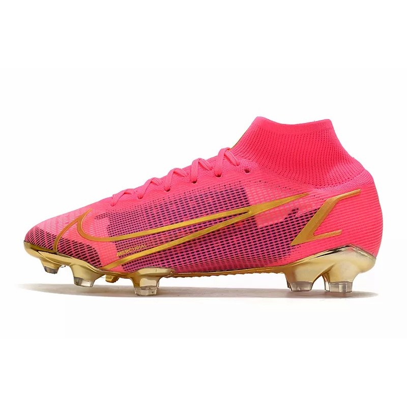 Botas de Fútbol Nike Superfly 8 Elite FG Rojo / Rosado&Dorado / Negro&Dorado / Azul&Blanco / Verde Fluorescente&Negro / Rosado&Verde Fluorescente&Azul / Blanco&Rojo / Blanco&Azul (#39~#45)