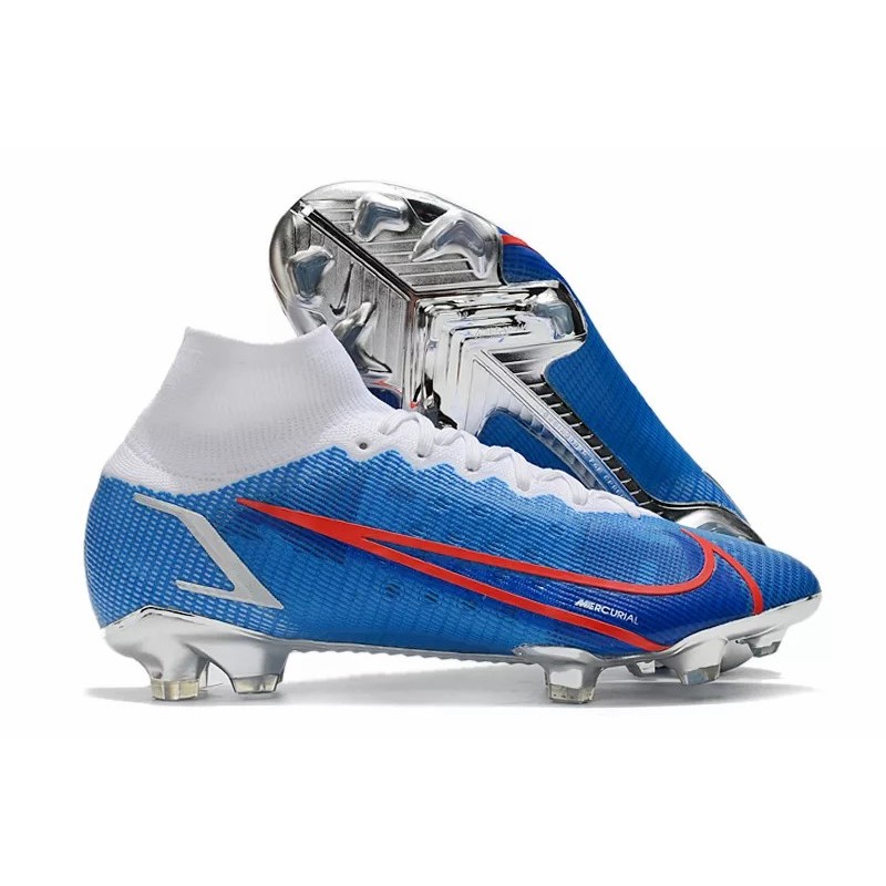 Botas de Fútbol Nike Superfly 8 Elite FG Rojo / Rosado&Dorado / Negro&Dorado / Azul&Blanco / Verde Fluorescente&Negro / Rosado&Verde Fluorescente&Azul / Blanco&Rojo / Blanco&Azul (#39~#45)