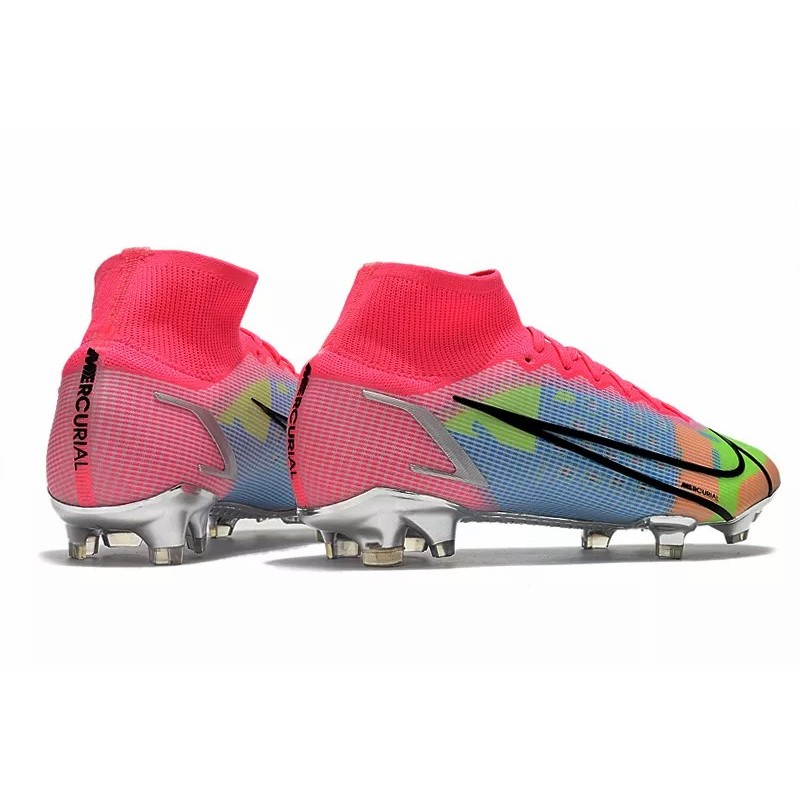 Botas de Fútbol Nike Superfly 8 Elite FG Rojo / Rosado&Dorado / Negro&Dorado / Azul&Blanco / Verde Fluorescente&Negro / Rosado&Verde Fluorescente&Azul / Blanco&Rojo / Blanco&Azul (#39~#45)