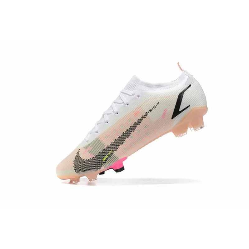 Botas de Fútbol Nike Mercurial Vapor 14 Elite FG Blanco&Rosado (#39~#45)