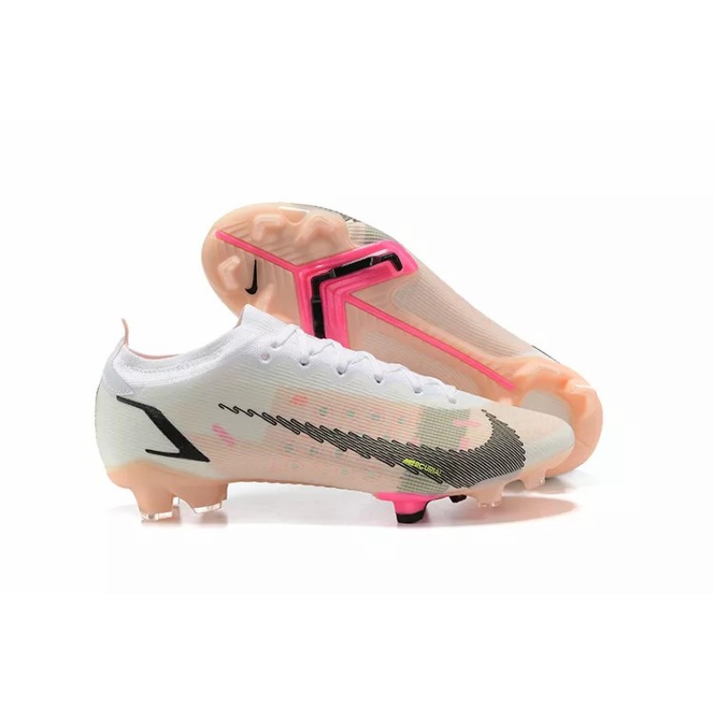 Botas de Fútbol Nike Mercurial Vapor 14 Elite FG Blanco&Rosado (#39~#45)