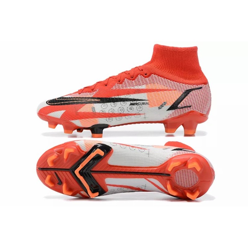 Botas de Fútbol Nike Superfly 8 Spark Positivity Elite FG Unisex Rojo&Blanco&Negro (#35~#45) Botas de Fútbol Nike Superfly 8 Spark Positivity Elite FG Unisex Rojo&Blanco&Negro (#35~#45)