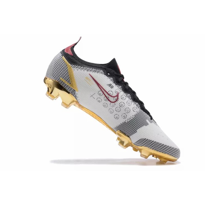 Botas de Fútbol Nike Vapor 14 Elite MDS FG Blanco&Rosado&Dorado&Negro (#39~#45)