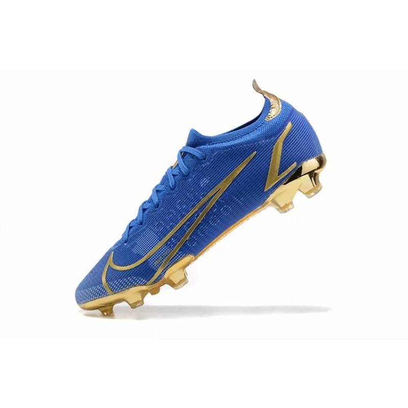 Botas de Fútbol Nike Vapor 14 Elite MDS FG Azul&Dorado (#39~#45)