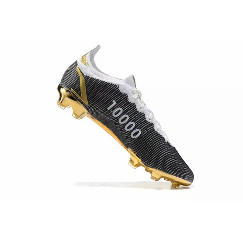 Botas de Fútbol Nike Vapor 14 Elite MDS FG Negro&Blanco&Dorado (#39~#45)