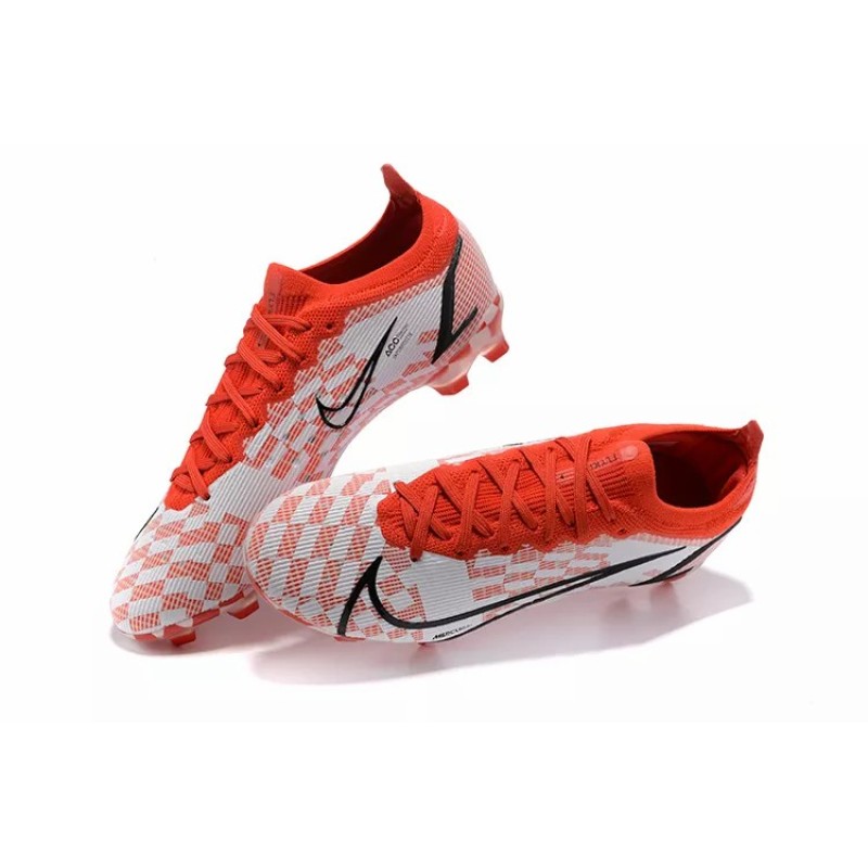 Botas de Fútbol Nike Vapor 14 Elite MDS FG Blanco&Rojo&Negro (#39~#45)