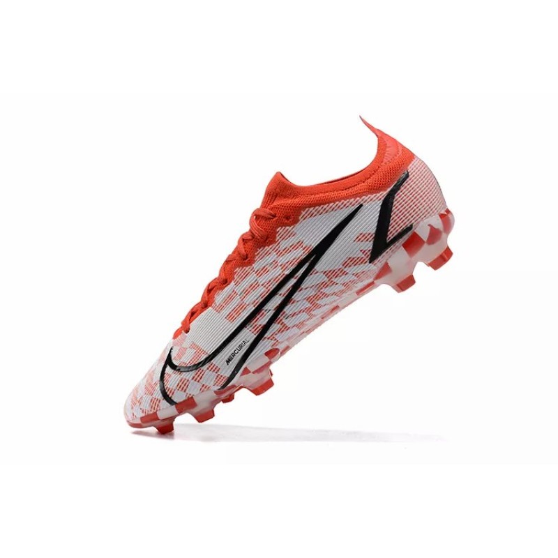 Botas de Fútbol Nike Vapor 14 Elite MDS FG Blanco&Rojo&Negro (#39~#45)