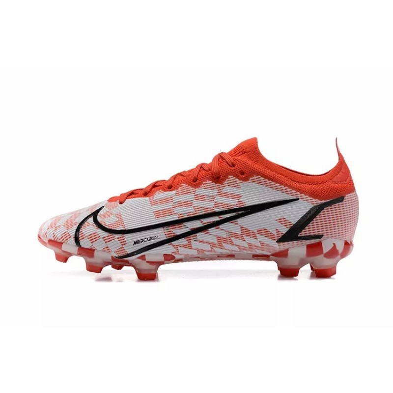 Botas de Fútbol Nike Vapor 14 Elite MDS FG Blanco&Rojo&Negro (#39~#45)