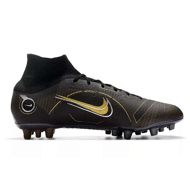 Botas de Fútbol Nike Superfly 8 Elite AG Unisex Negro&Amarillo (#36~#45)