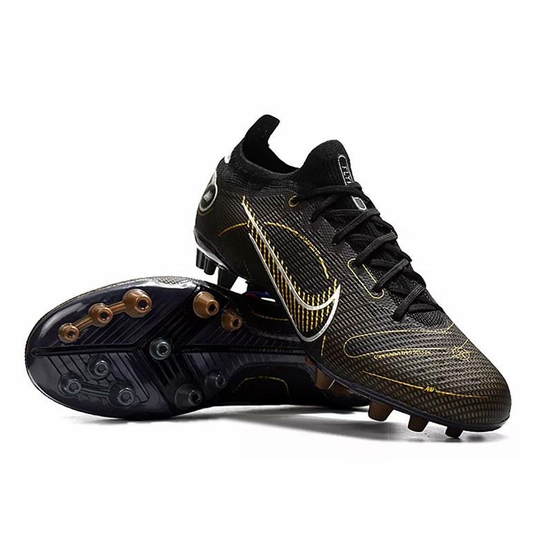 Botas de Fútbol Nike Mercurial Vapor XIV Elite AG Unisex Negro&Amarillo (#36~#45)