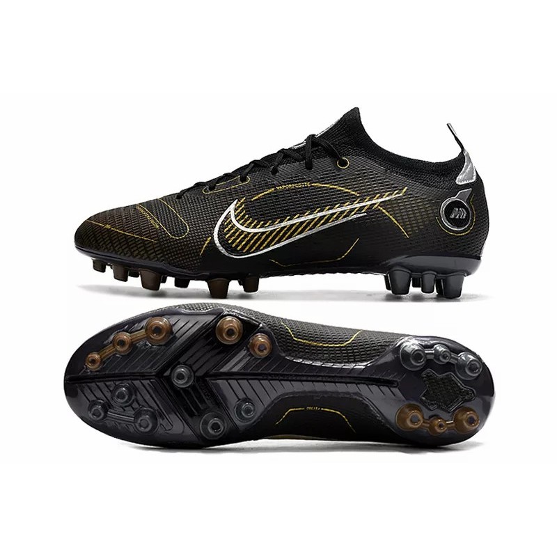 Botas de Fútbol Nike Mercurial Vapor XIV Elite AG Unisex Negro&Amarillo (#36~#45)