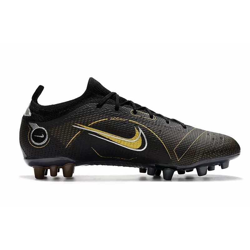 Botas de Fútbol Nike Mercurial Vapor XIV Elite AG Unisex Negro&Amarillo (#36~#45)