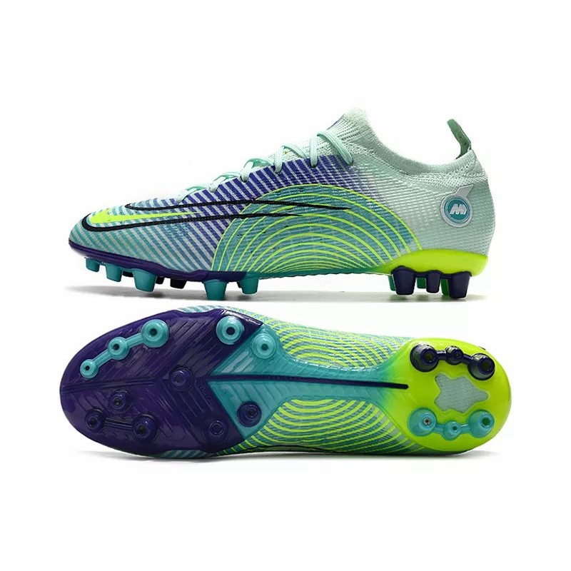 Botas de Fútbol Nike Mercurial Vapor Dream Speed 005 Elite AG Unisex Verde Claro&Azul Marino&Amarillo Fluorescente (#36~#45)