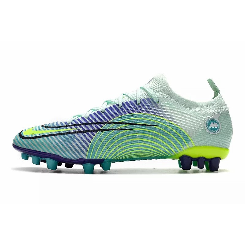 Botas de Fútbol Nike Mercurial Vapor Dream Speed 005 Elite AG Unisex Verde Claro&Azul Marino&Amarillo Fluorescente (#36~#45)