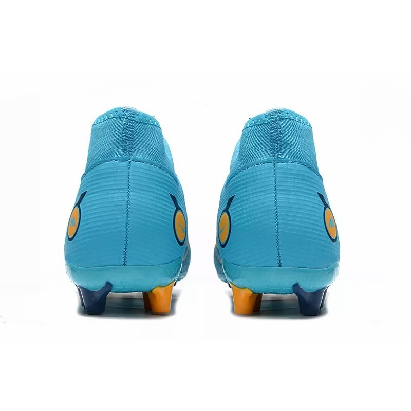 Botas de Fútbol Nike Vapor 14 Academy AG Unisex Alta Azul&Naranja (#36~#44)