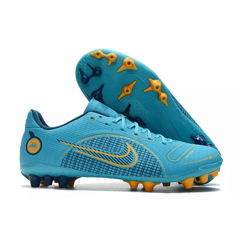 Botas de Fútbol Nike Vapor 14 Academy AG Unisex Azul&Naranja (#36~#44)