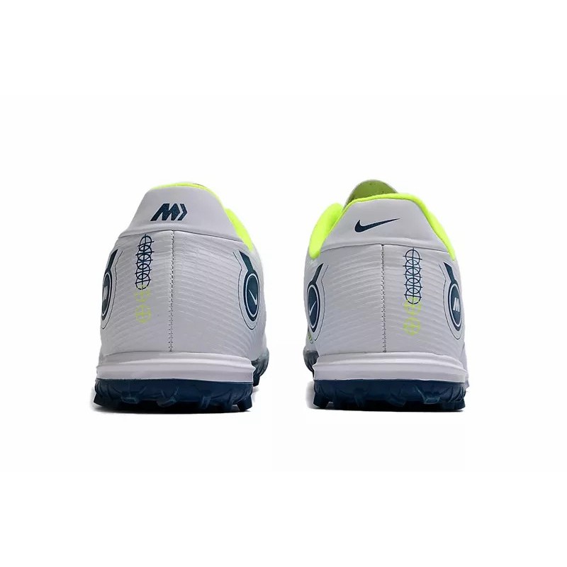 Botas de Fútbol Nike Vapor 14 Academy TF Unisex Blanco&Azul Marino&Amarillo Fluorescente (#36~#44)
