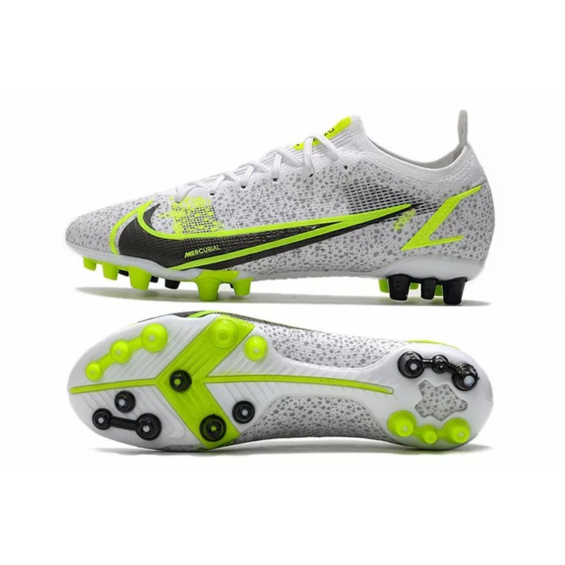 Botas de Fútbol Nike Vapor 14 Elite FG Unisex Blanco&Amarillo Fluorescente (#36~#45)