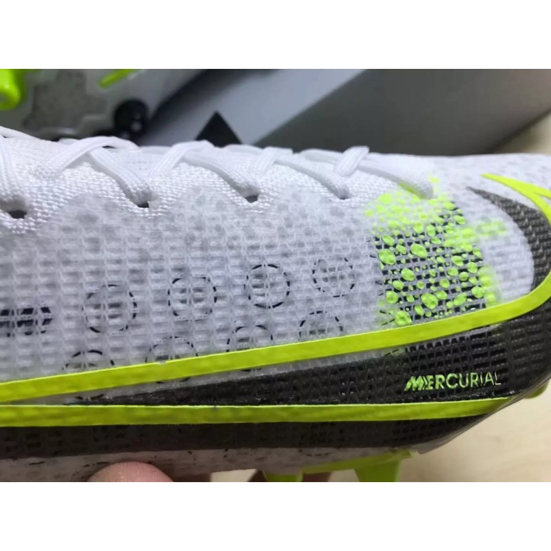 Botas de Fútbol Nike Superfly 8 Elite AG Unisex Blanco&Amarillo Fluorescente (#36~#45)