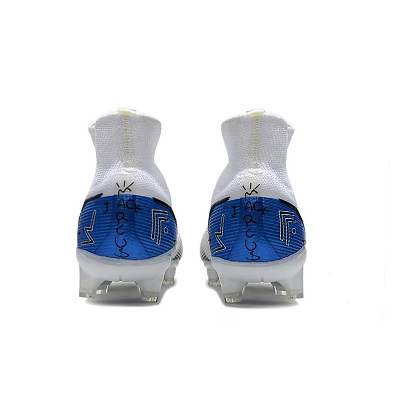 Botas de Fútbol Nike Superfly 8 Elite FG Unisex Blanco&Azul(#36~#45)