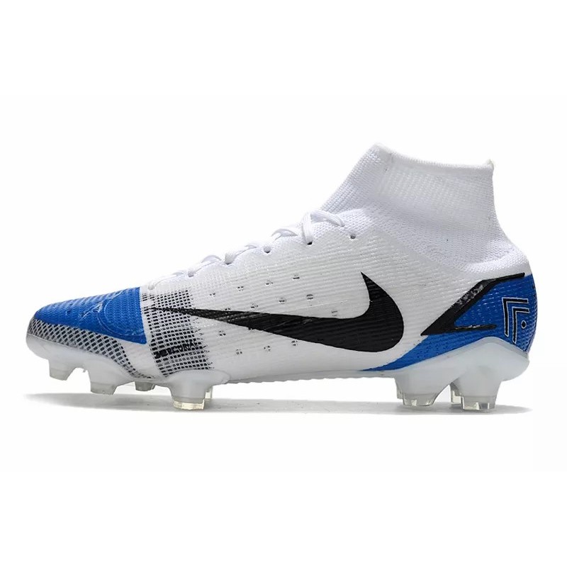 Botas de Fútbol Nike Superfly 8 Elite FG Unisex Blanco&Azul(#36~#45)