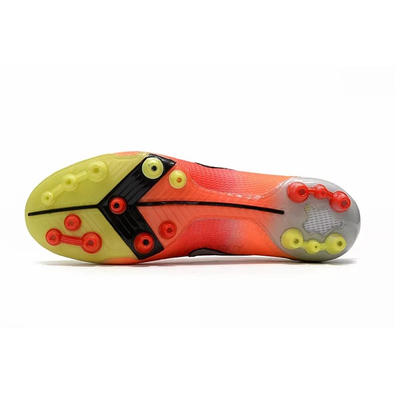 Botas de Fútbol Nike Vapor 14 Elite AG Unisex Rojo Naranja&Amarillo&Blanco (#36~#45)