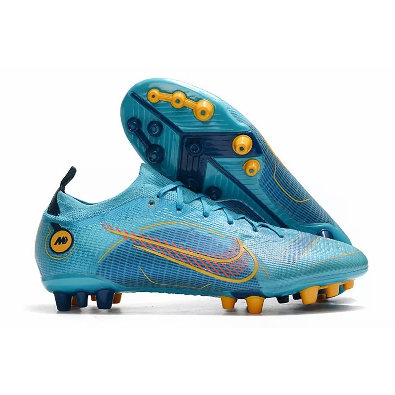 Botas de Fútbol Nike Mercurial Vapor XIV Elite AG Unisex Turquesa&Naranja (#36~#45)
