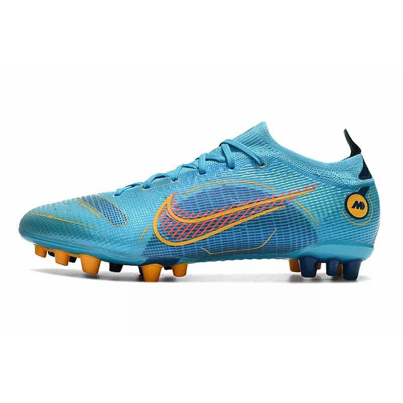 Botas de Fútbol Nike Mercurial Vapor XIV Elite AG Unisex Turquesa&Naranja (#36~#45)