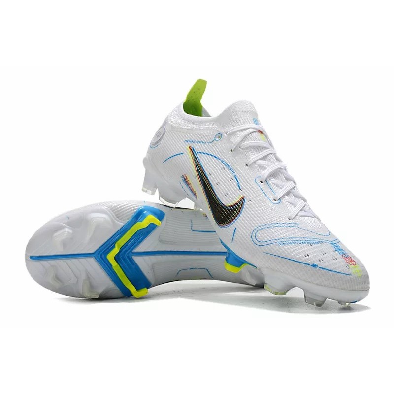 Botas de Fútbol Nike Mercurial Vapor XIV Elite FG Unisex Blanco&Azul (#36~#45)