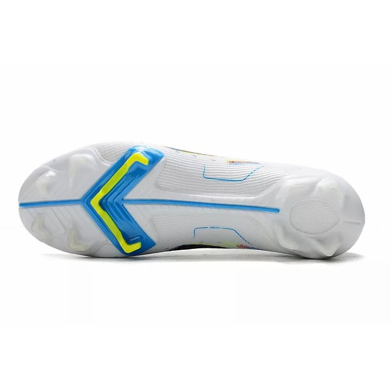 Botas de Fútbol Nike Mercurial Vapor XIV Elite FG Unisex Blanco&Azul (#36~#45)