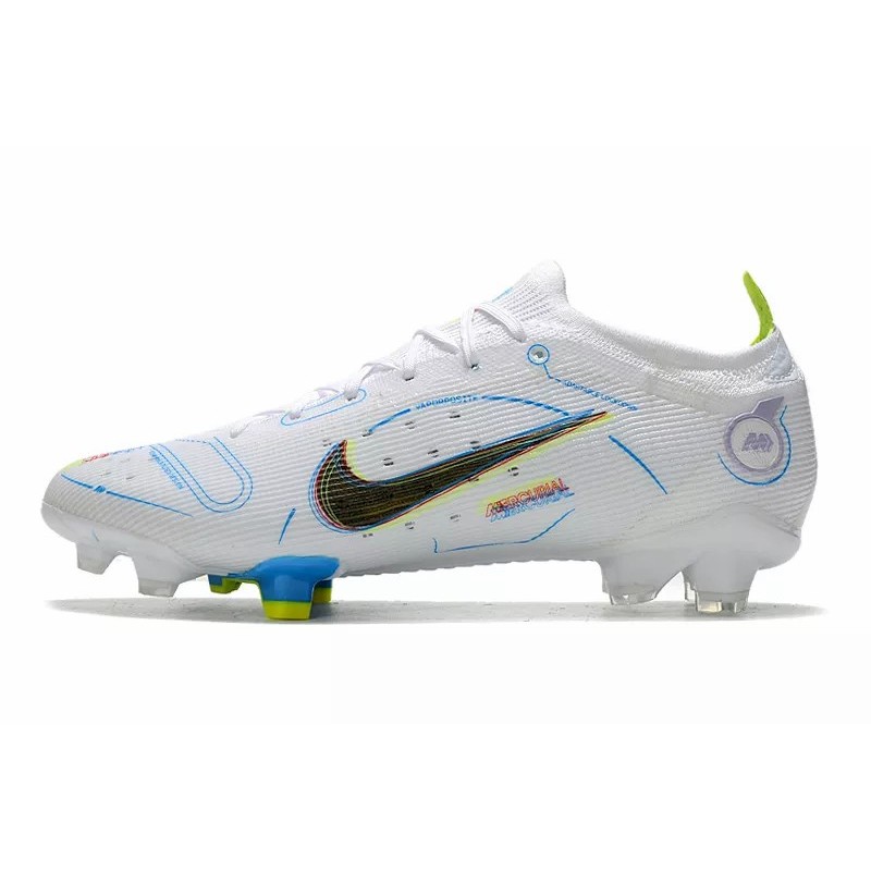 Botas de Fútbol Nike Mercurial Vapor XIV Elite FG Unisex Blanco&Azul (#36~#45)