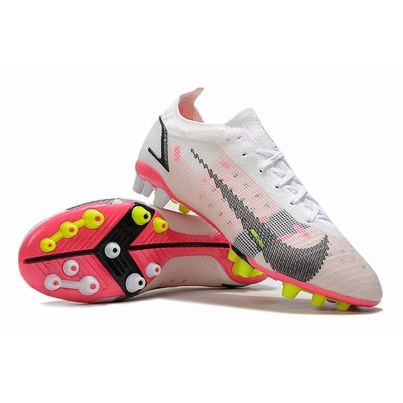 Botas de Fútbol Nike Mercurial Vapor 14 Elite AG Unisex Blanco&Rosado (#36~#45)