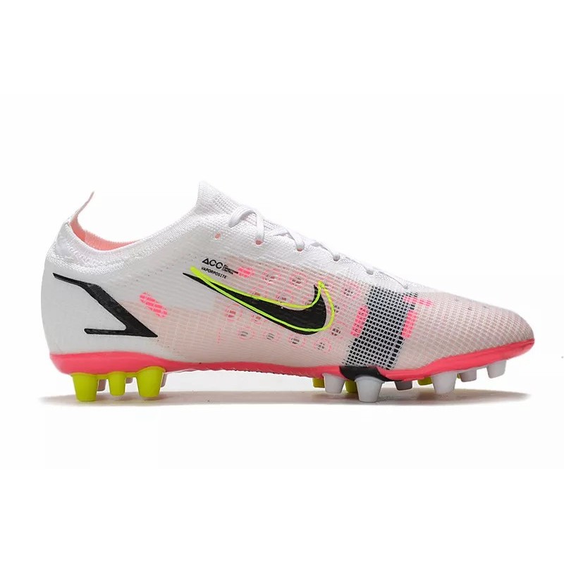 Botas de Fútbol Nike Mercurial Vapor 14 Elite AG Unisex Blanco&Rosado (#36~#45)