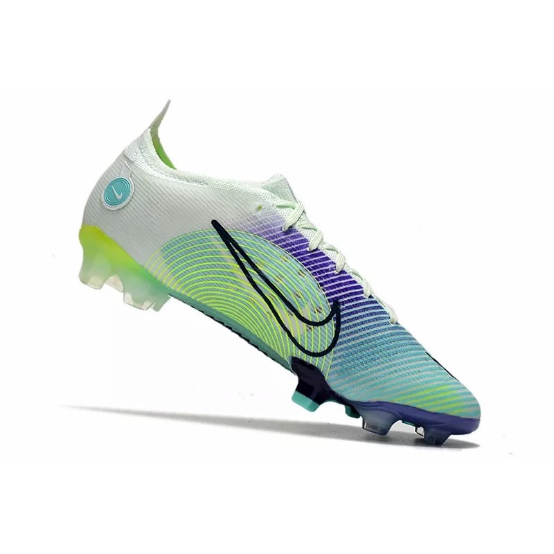 Botas de Fútbol Nike Mercurial Dream Speed Superfly 8 Elite FG Amarillo Fluorescente&Azul&Blanco (#39~#45)