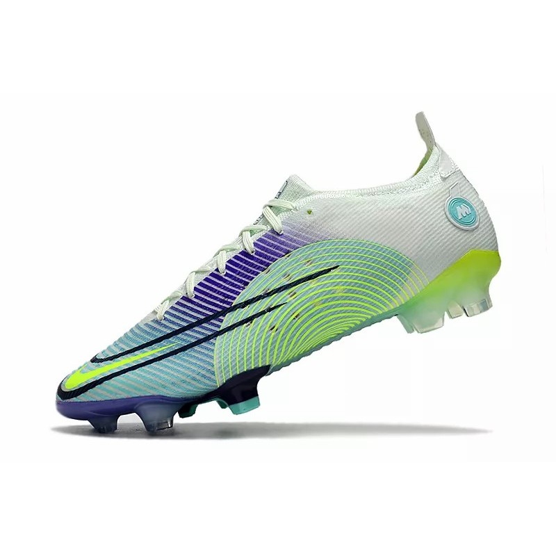 Botas de Fútbol Nike Mercurial Dream Speed Superfly 8 Elite FG Amarillo Fluorescente&Azul&Blanco (#39~#45)