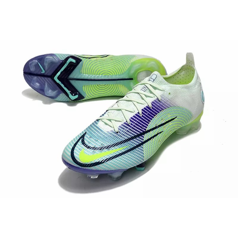 Botas de Fútbol Nike Mercurial Dream Speed Superfly 8 Elite FG Amarillo Fluorescente&Azul&Blanco (#39~#45)