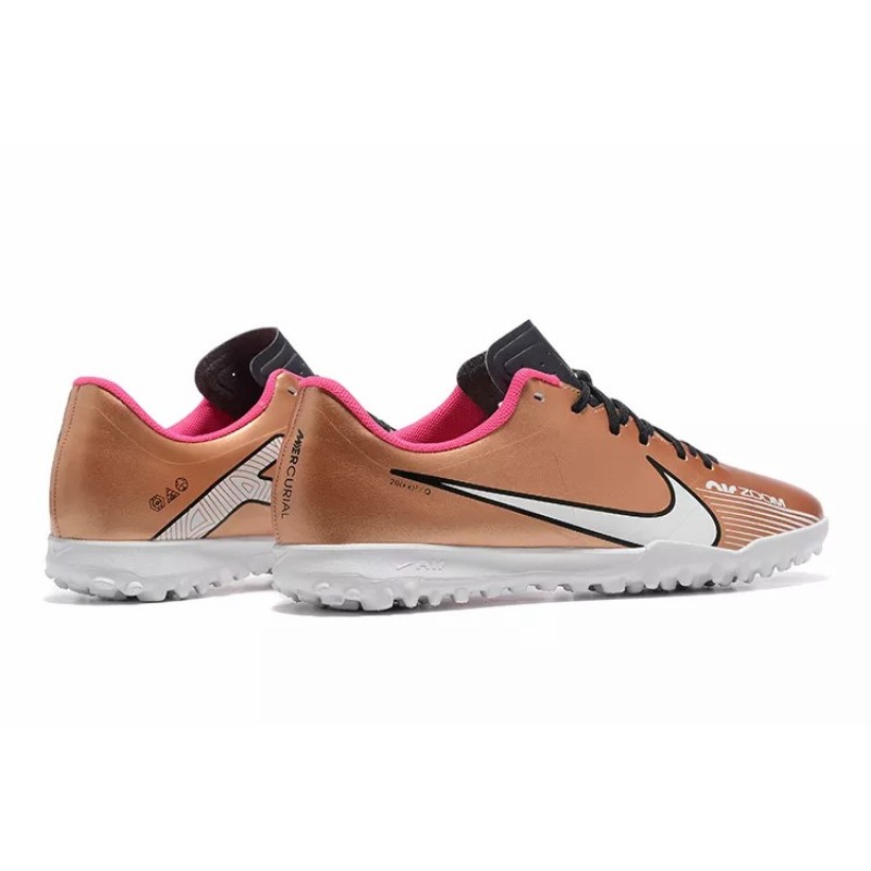 Botas de Fútbol Nike Air Zoom Mercurial Vapor – XV Academy TF Marrón&Blanco (#39~#45)