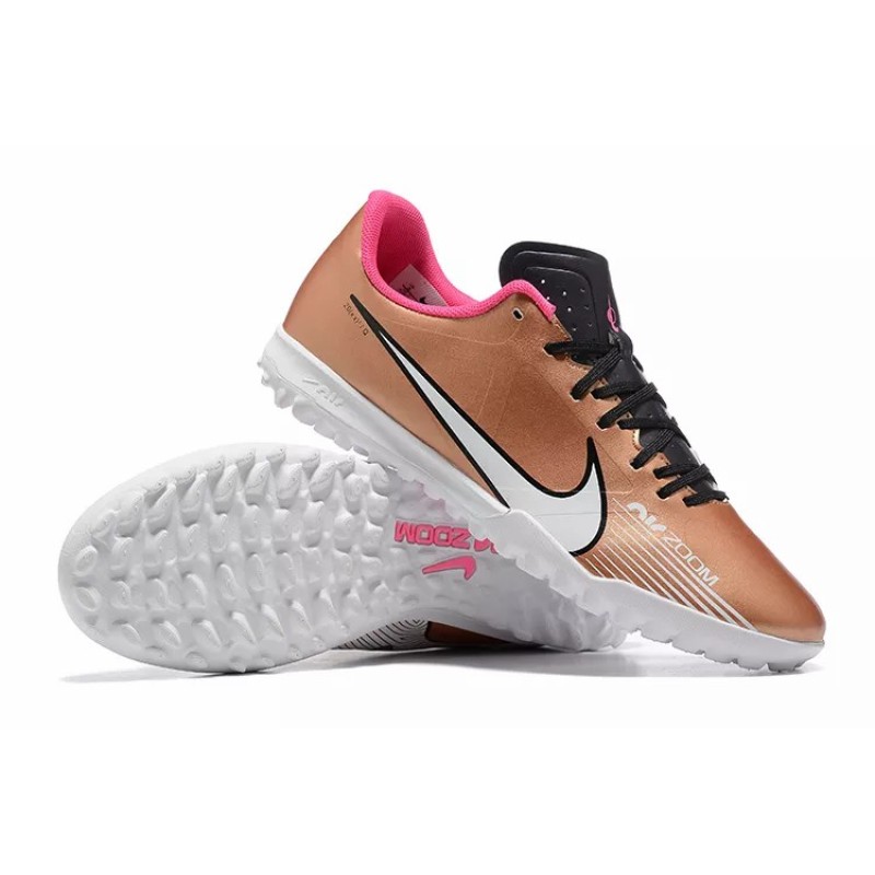 Botas de Fútbol Nike Air Zoom Mercurial Vapor – XV Academy TF Marrón&Blanco (#39~#45)