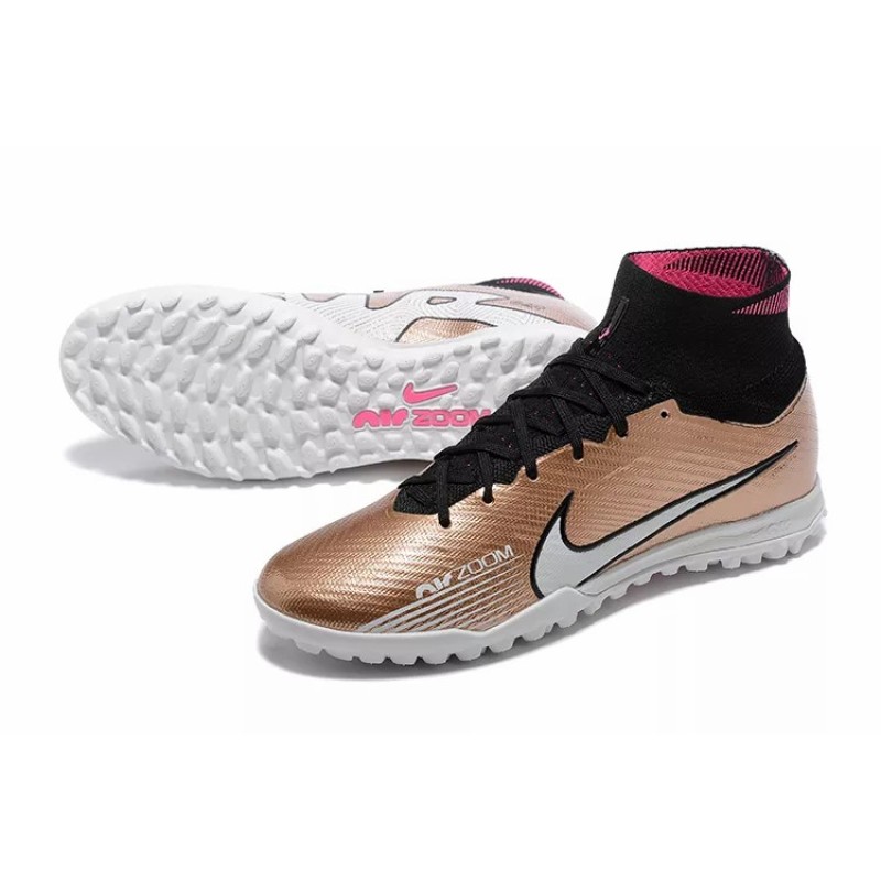 Botas de Fútbol Nike Superfly 8 Academy TF Alta Marrón&Blanco (#39~#45)